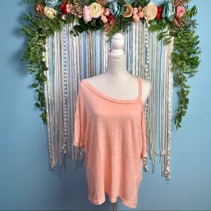NWT Free People We The Free Alex Tee Rosemoon XS